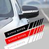 2PCS Car Rear View Mirror Side Stripe Badge 3D Sticker Car Styling for Range Rover Rover L322 L405 Discovery 3 4 Freelander Dedicated