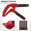 Double-Sided Magnetic Paint Brush Clip | Plastic Paint Can Holder with Built-in Opener for Painters Diy Tool Parts Accessories