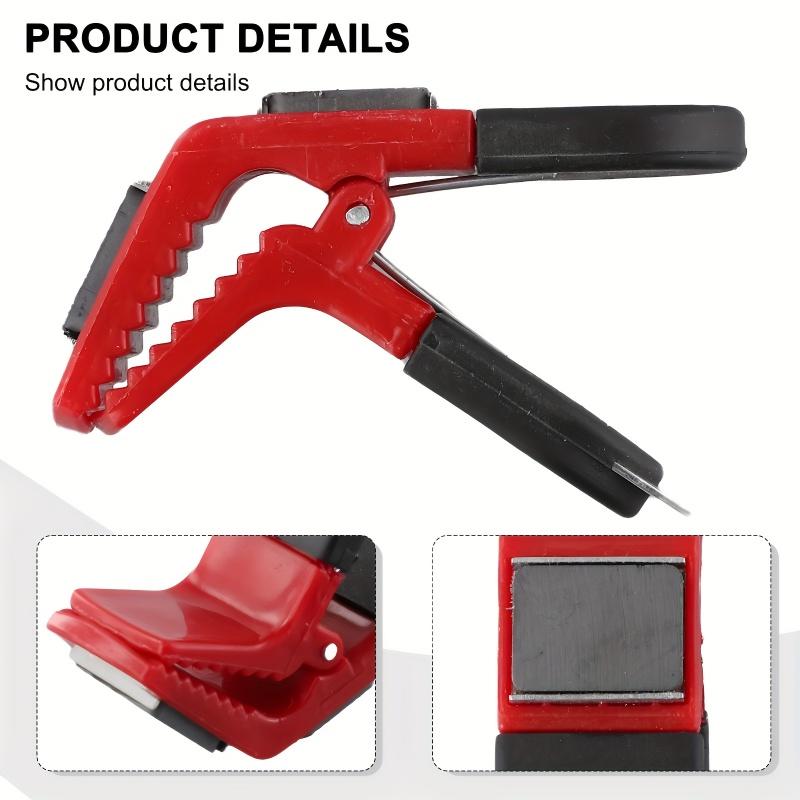 Double-Sided Magnetic Paint Brush Clip | Plastic Paint Can Holder with Built-in Opener for Painters Diy Tool Parts Accessories
