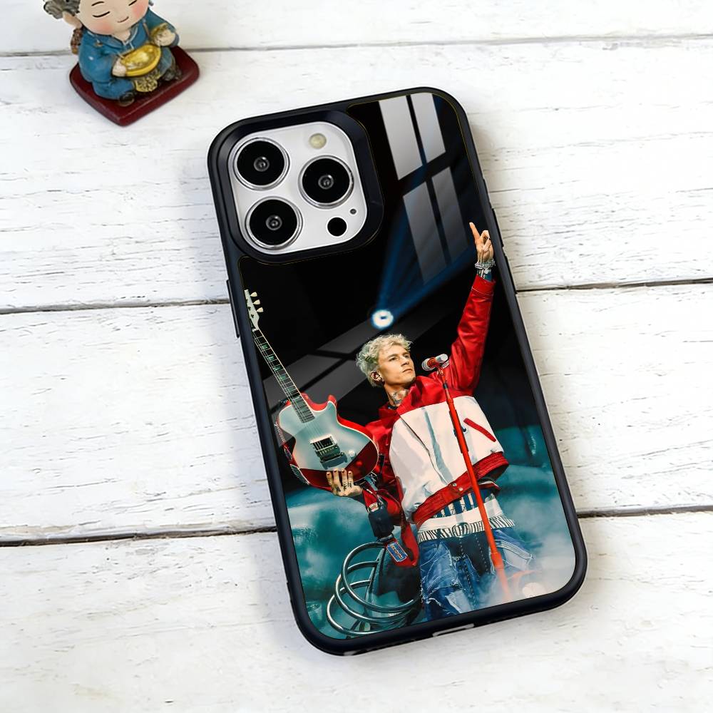 MGK Machine Gun K-Kelly Phone Case For iPhone17,16,15,14,13,12,11 Plus,Pro Magnetic For Magsafe Wireless Charging