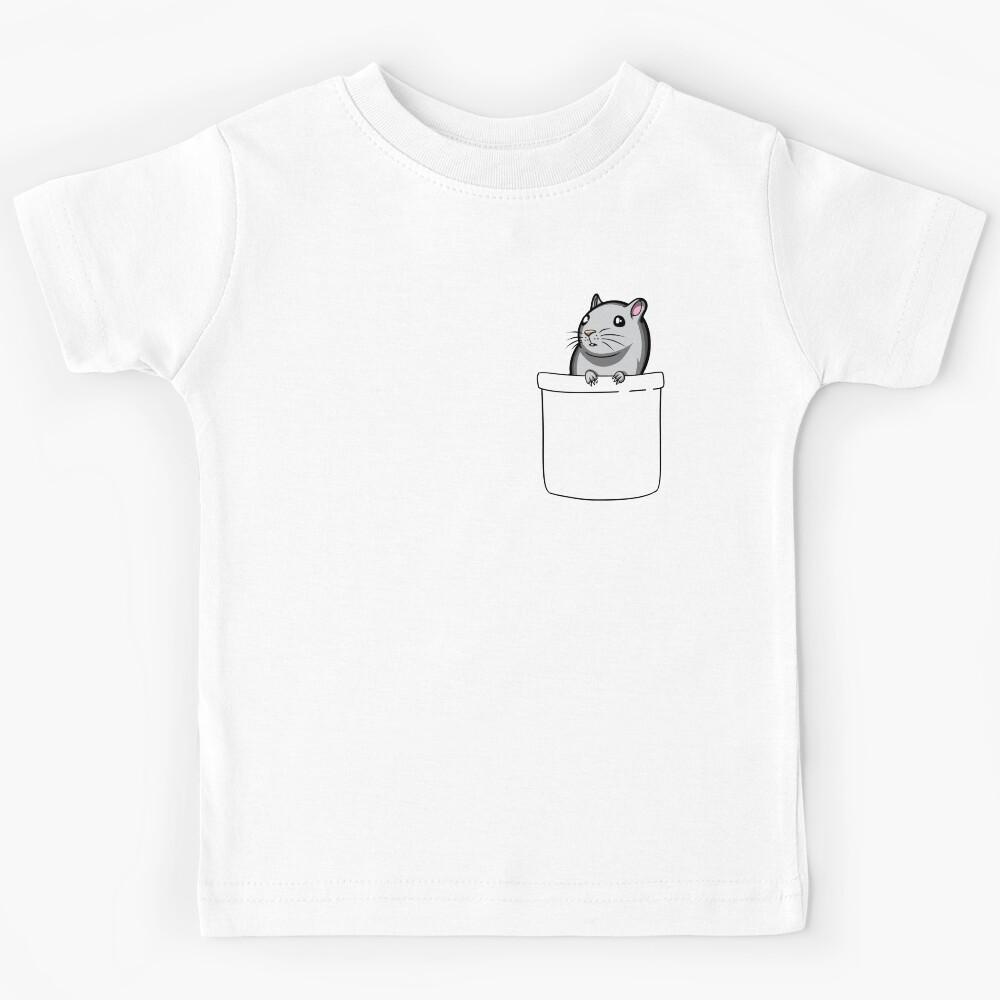 Gerbil Mouse Pet Pocket Kids T-Shirt 130
