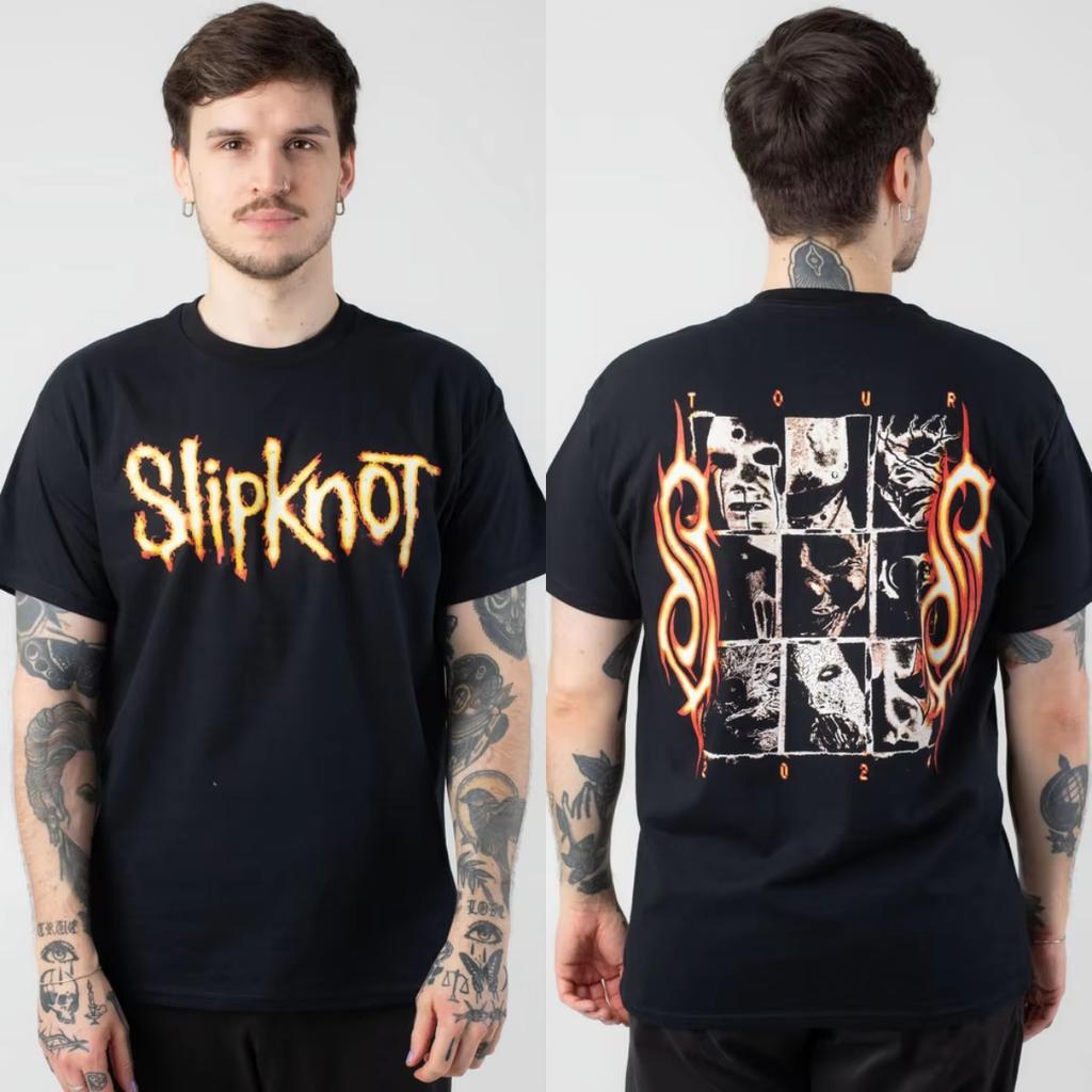 2026 Summer Slipknot Graphic Unisex Short Sleeve Luxury Casual Vintage Fashion Brand T-Shirt