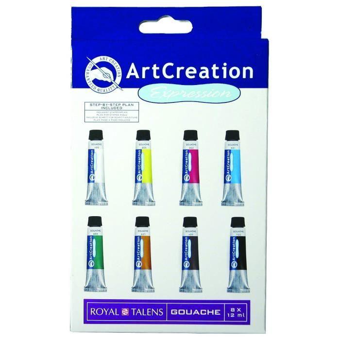 ARTCREATION EXPRESSION Set Gouache 8x12 ml