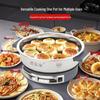 304 Stainless Steel Non-Stick Electric Griddle & Multi-Functional Frying Pan