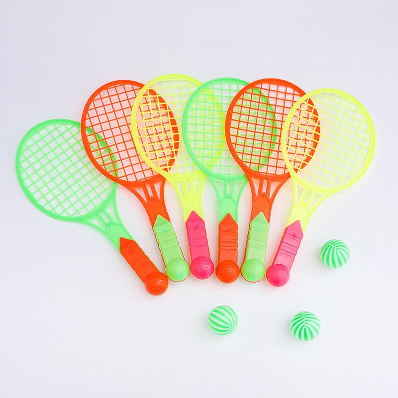 Racket Childrens Tennis Set Model Toy With Pp Material For Outdoor Recreation