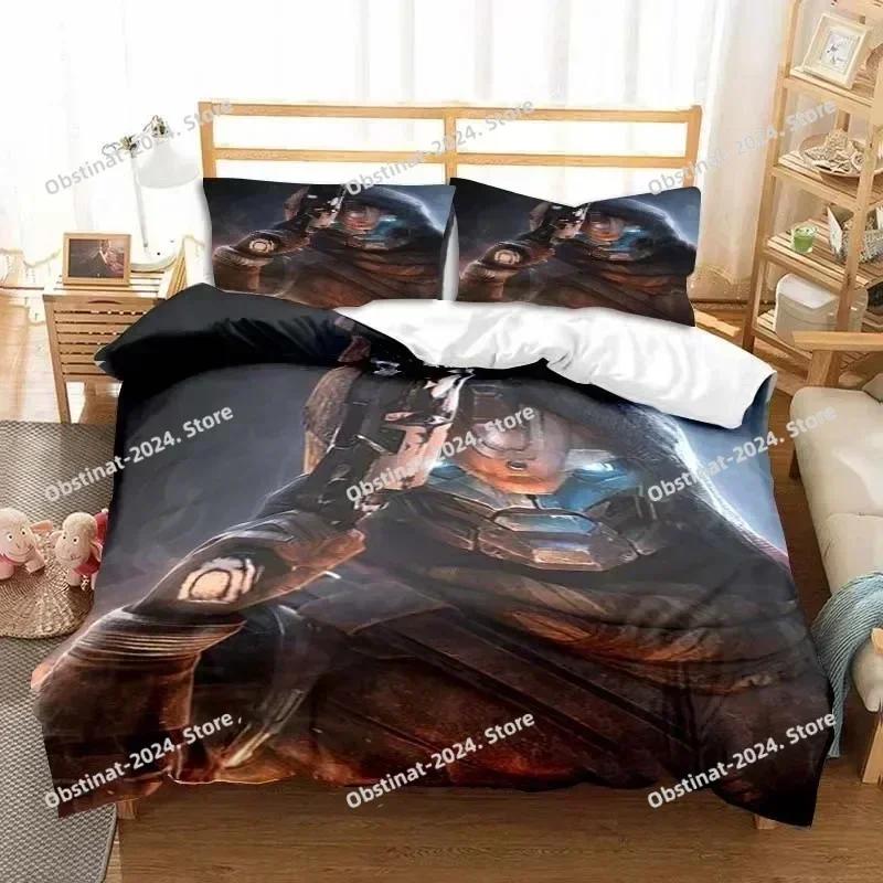 Game Destiny Bedding Set Printed EU single Comforter Quilt Bed Cover Duvet Cover Pillow Case 3 Pieces Sets Kids Adult Size