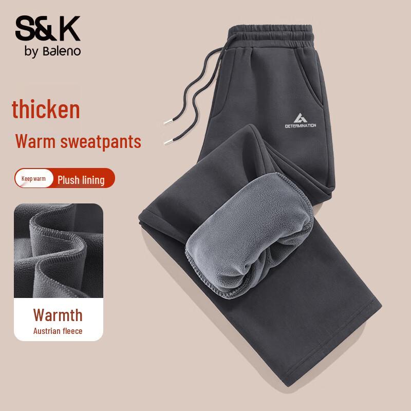 

Baleno Men s S&K Series Fleece-Lined Wide-Leg Pants 3XL