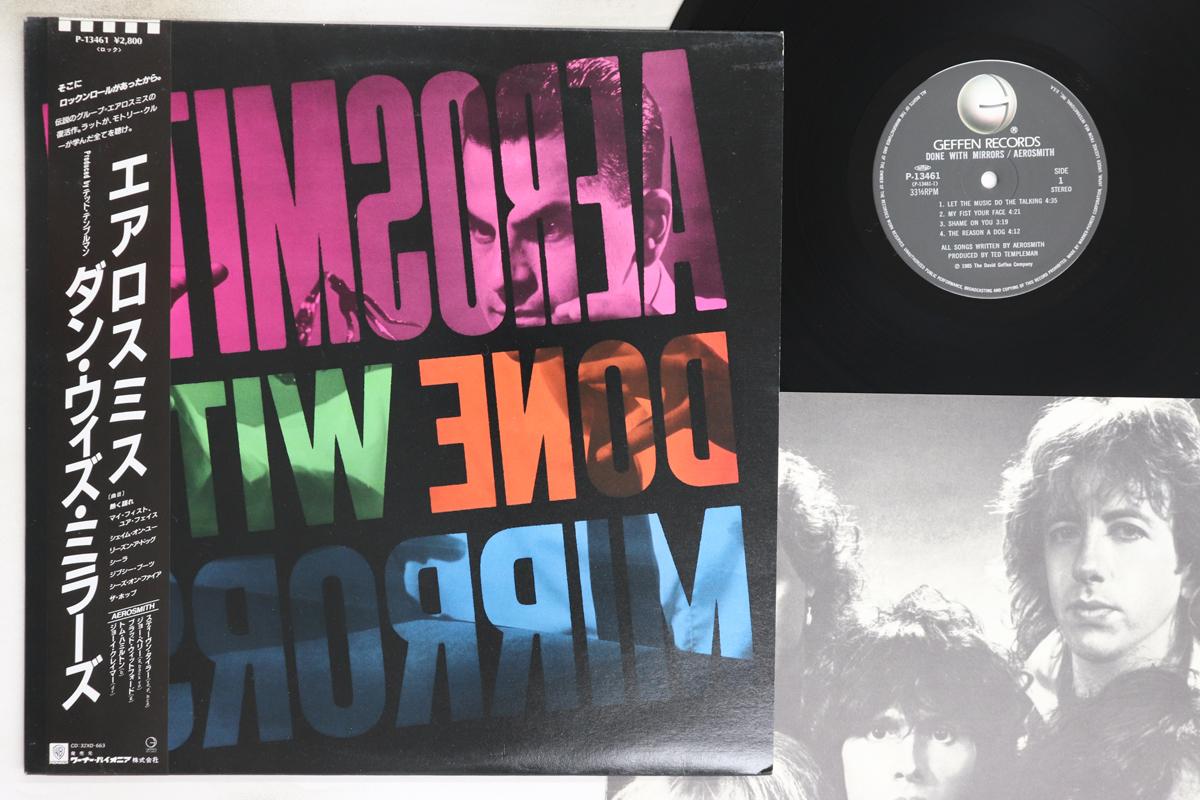 

LP Record AEROSMITH - Done With Mirrors P13461 GEFFEN 1987 Japan Obi Rock Used
