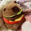 Yeni Sevimli Hamburger Kapibara Peluş Oyuncak Simülasyon Hayvan Bebek Yumuşak Çocuk Oyuncağı Doğum Günü Hediyesi Kawaii Oda Dekorasyonu