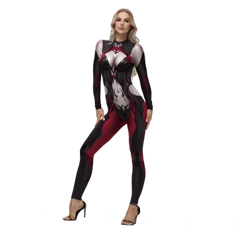 

Осенний ассортимент Женское боди Роль в фильме Цифровая печать Вечеринка Костюм для игры XL