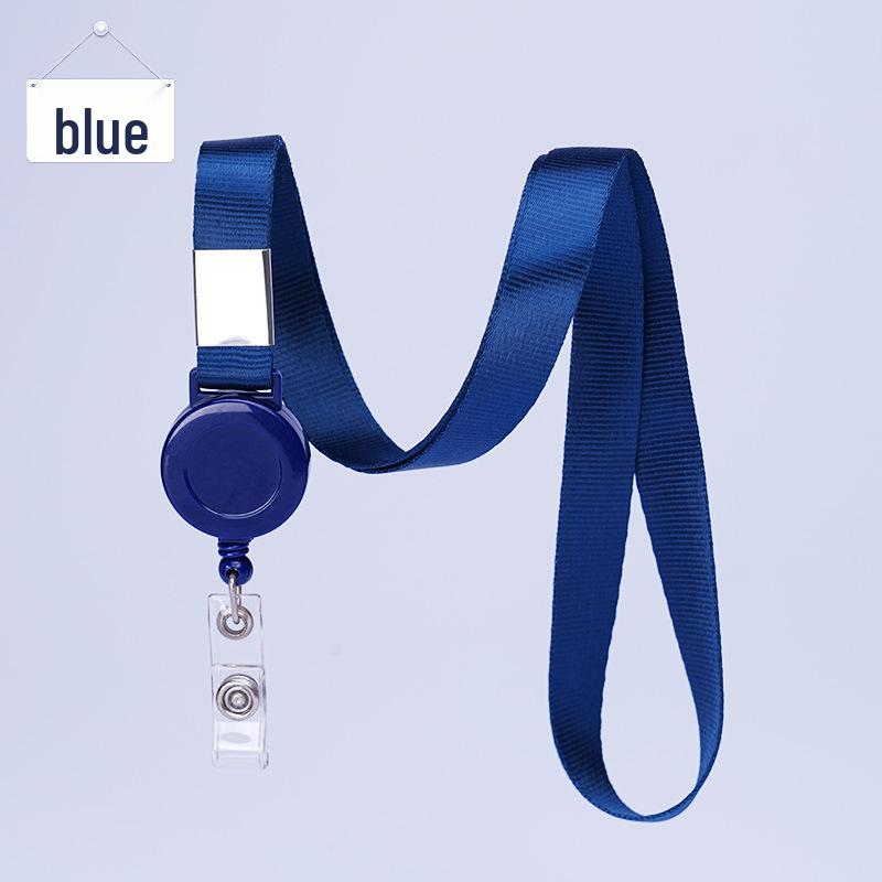 Custom 1.5 Easy-Pull Retractable ID Badge Holder Lanyard