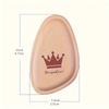 A Pair of Crown Forefoot Pads, Half Size Pads, Women's Super Soft High Heels, Non Tiring Foot Protector, Half Foot Insole