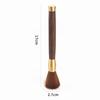 Coffee Grinder Cleaning Brush with Wooden Handle Coffee Bar Counter Clean Soft Bristle Brush Tea Set Cleaning Brush Coffee Tool