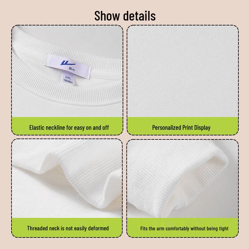 Warrior Men's Round Neck Long-Sleeve Pullover T-Shirt