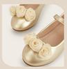 2026 Mädchen Leder Blume Flach Prinzessin Schuhe