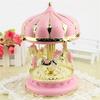 Carousels Music Box with Color Change Led Light Luxuries Musical Carousels Horse Figurines Birthday Valentines Presents