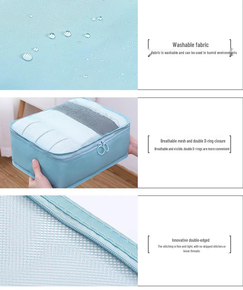 8-Piece Travel Luggage Organizer Set: Suitcase Storage Bags for Packing