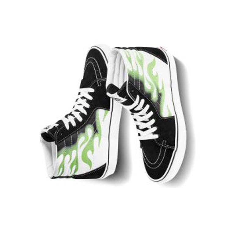 Sk8 Vans-Hi 'Flame Black White' VN0A4U3CXEY