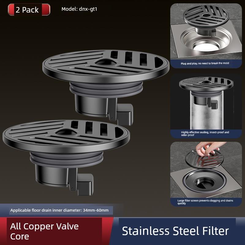 German Anti-Odor Drain Cover, Anti-Odor Device for Bathroom, Anti-Insect Sewer Seal Cover