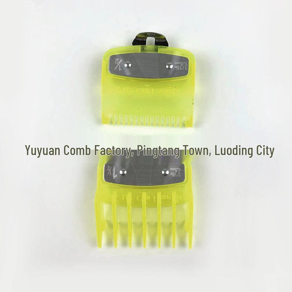 Универсальный набор ограничительных гребней для электрической машинки для стрижки волос из 8 предметов, защелкивающийся, DIY, коробка для гребней