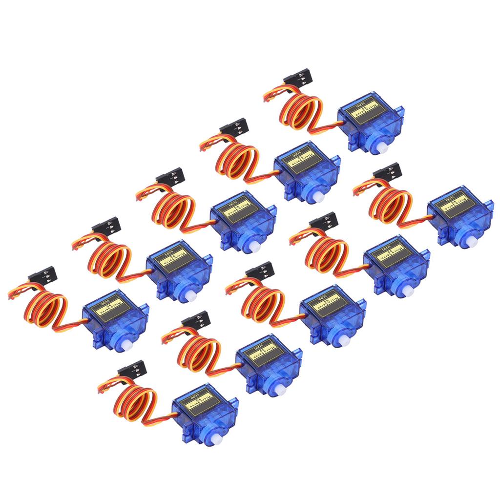 10Pcs Servo Motor Fixed Wing Airplane Model Remote Control DIY Server Driver Module SG90