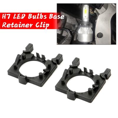 2 adet Ford Focus Fiesta Mondeo H7 LED Araç far ampulü Tutucu Adaptör Yuvaları Sis Lambası Tabanı Tutucu Klip Araba Aksesuarları