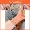 Elegant Alloy Cat's Eye Stone Beaded Star Bracelet For Women Summer 2024 Trend