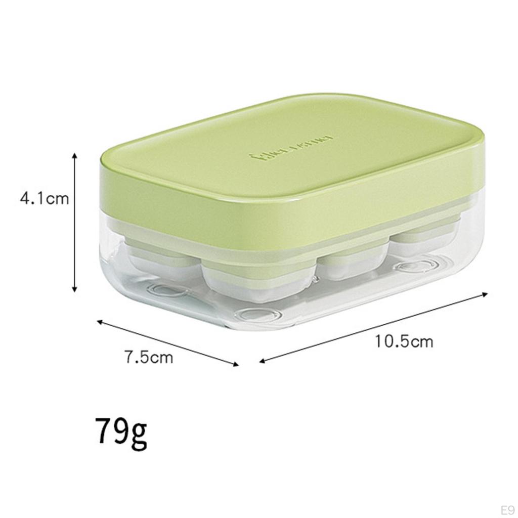 Tray, Ice Making, Multipurpose Easy Release Portable for Candy, Juice, Drinks, Chilling Tea Beverage