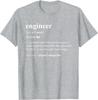 Engineer Definition Funny Graphic Tee Unisexs Soft Breathable TShirt Novelty Gift