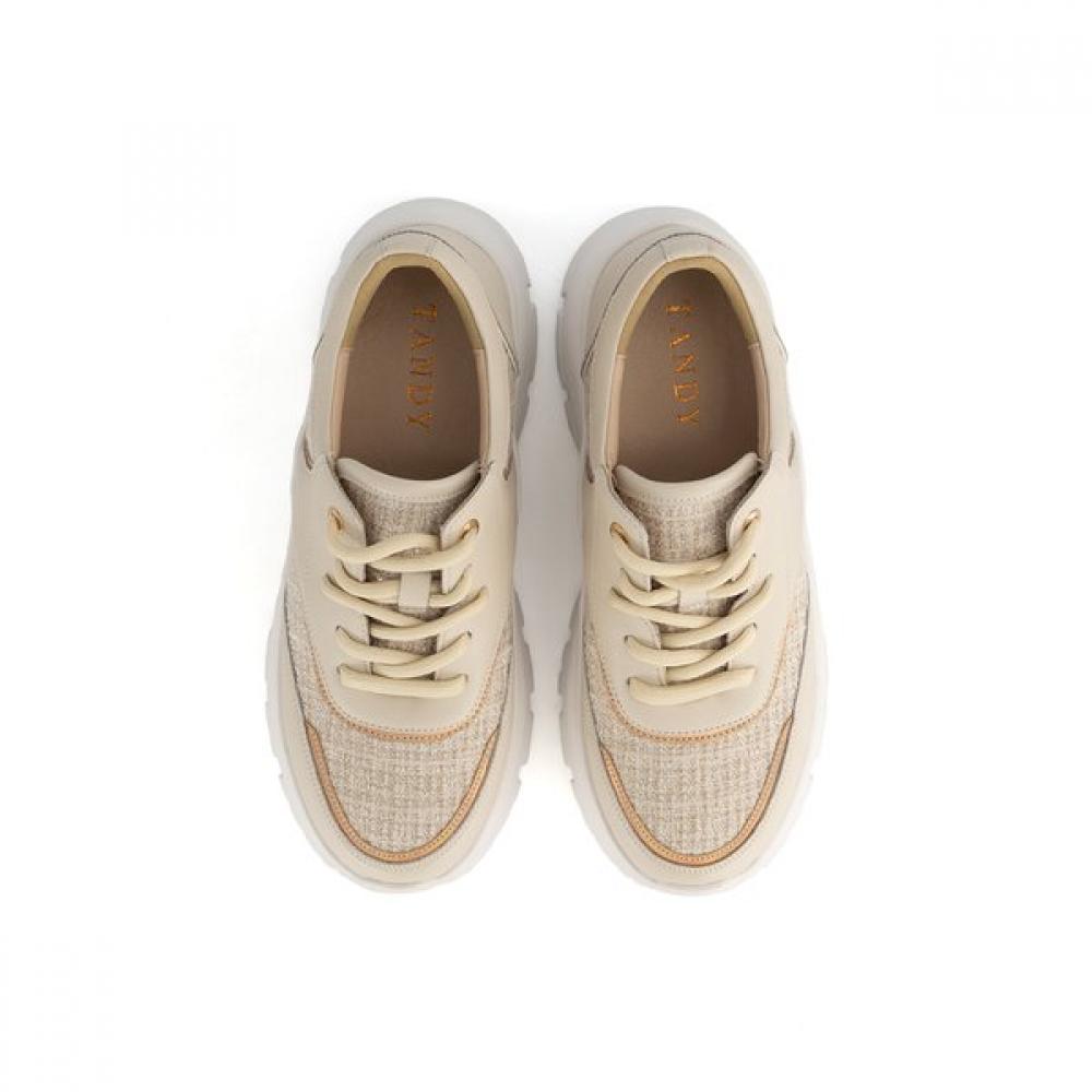 Tandy Women Casual Sneakers Beige J1583v