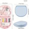 Nordic Style Mini Sewing Box Portable Small Sewing Kit Multi Functional Sewing Tools Combination Set Home Travel Sewing Supplies