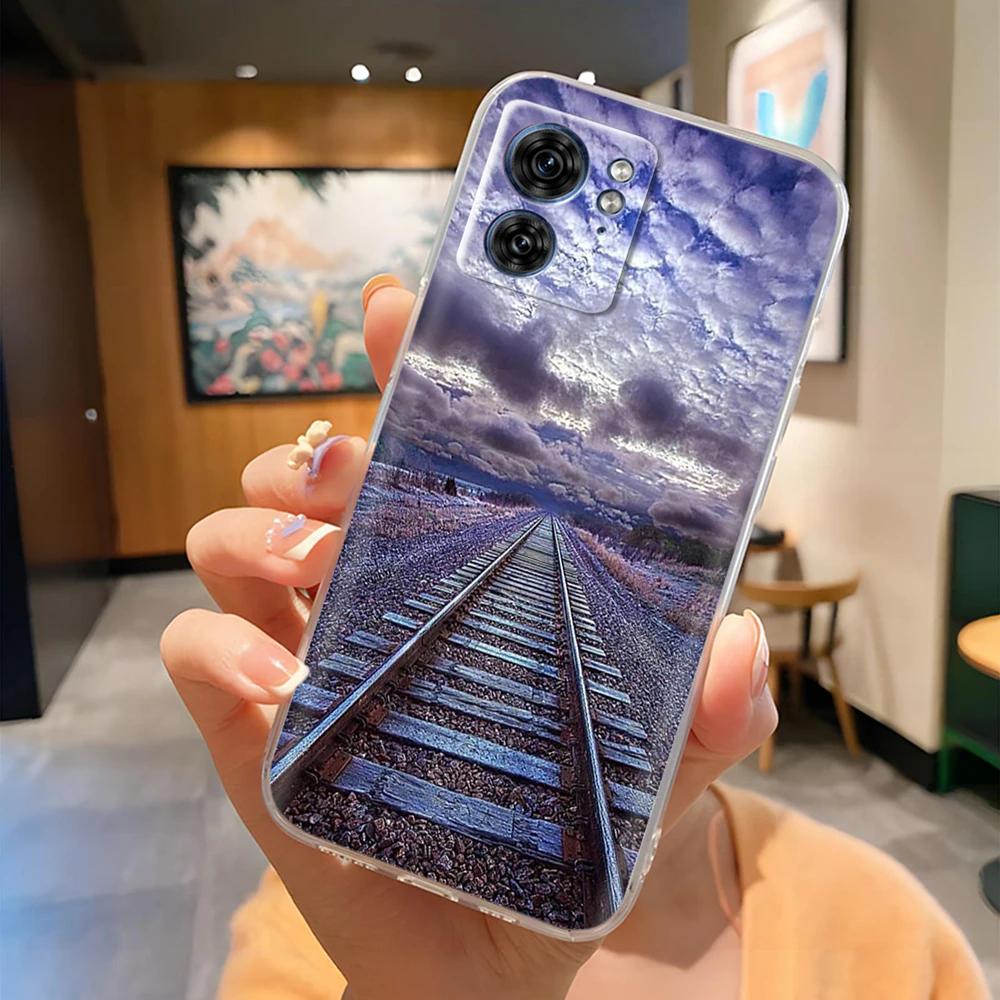 For Moto Edge 40 XT2303-2 Phone Case Panda Butterfly Soft Clear Slim Silicone Phone Cover for Motorola Moto Edge40 Edge 40 pro