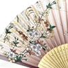 fan Cherry Comes with a design paulownia wood box and Perfect for Respect for the Aged Thank First Salary Folding [Elegant Blossom] wrapping.
