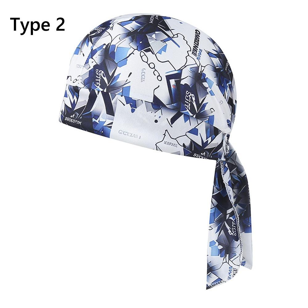 

Быстросохнущая бандана-шапка Дышащая шапка для защиты от солнца Удобная спортивная повязка на голову Бег type 2