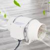 HF-100P 110V 35W Radiator Fan Radiator Ventilator Exhaust Ventilation Fan Air Duct Fan Duct Ventilation Fan for Home, Kitchen