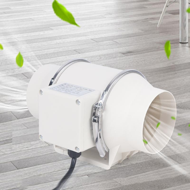 HF-100P 110V 35W Radiator Fan Radiator Ventilator Exhaust Ventilation Fan Air Duct Fan Duct Ventilation Fan for Home, Kitchen