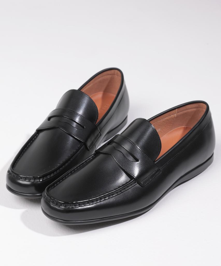 Brenowelt Black Driving Penny Loafers 1100