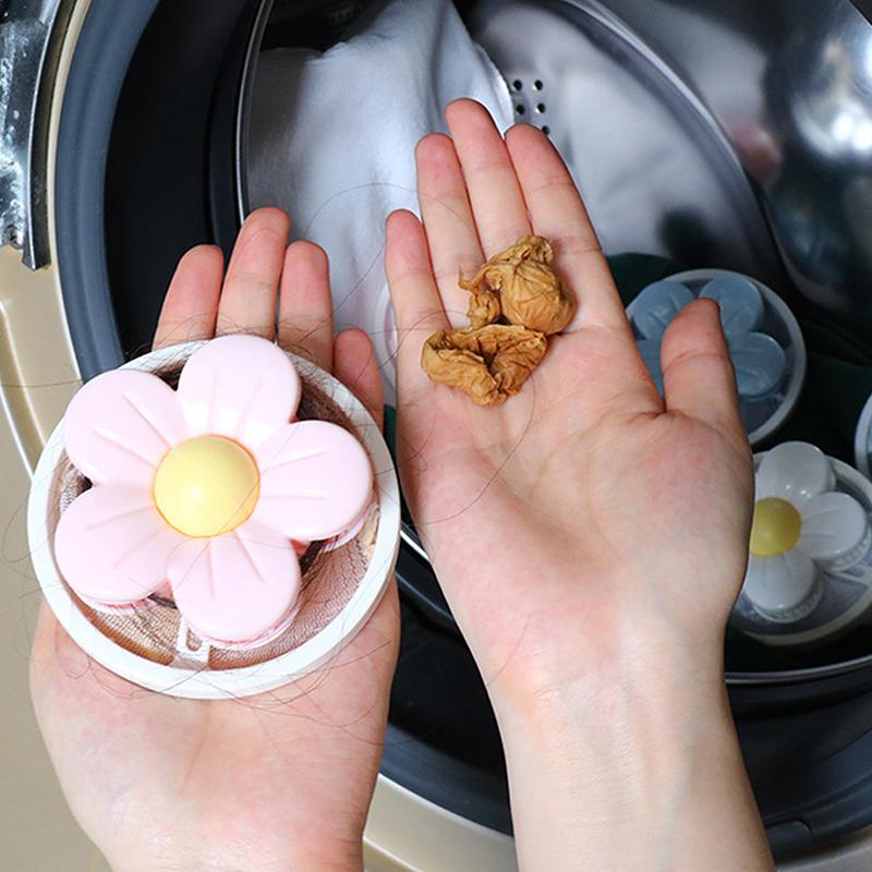 Washing Machine Hair Catcher Pet Hair Removal Floating Clothes Collector Filter Mesh Dirty Fiber Laundry Bag Cleaning Tools 2025