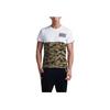 Adidas Summer Attack Camouflage Color Block Sports Crew Neck Short Sleeve T-Shirt Men Tops White AI6065