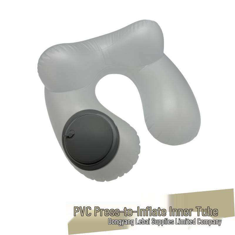 Tragbares aufblasbares Nackenkissen für Büro, Zuhause, Reisen und Auto