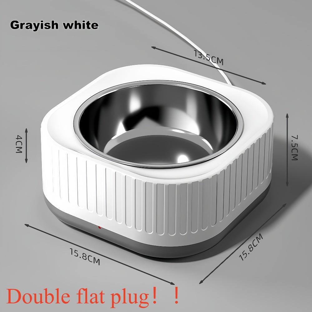 Pet Heating Bowl for Water/Food Cat Bowl Heating Noiseles Keep Warming Dog Water Bowls Winter Constant-temperature Pet Supplies