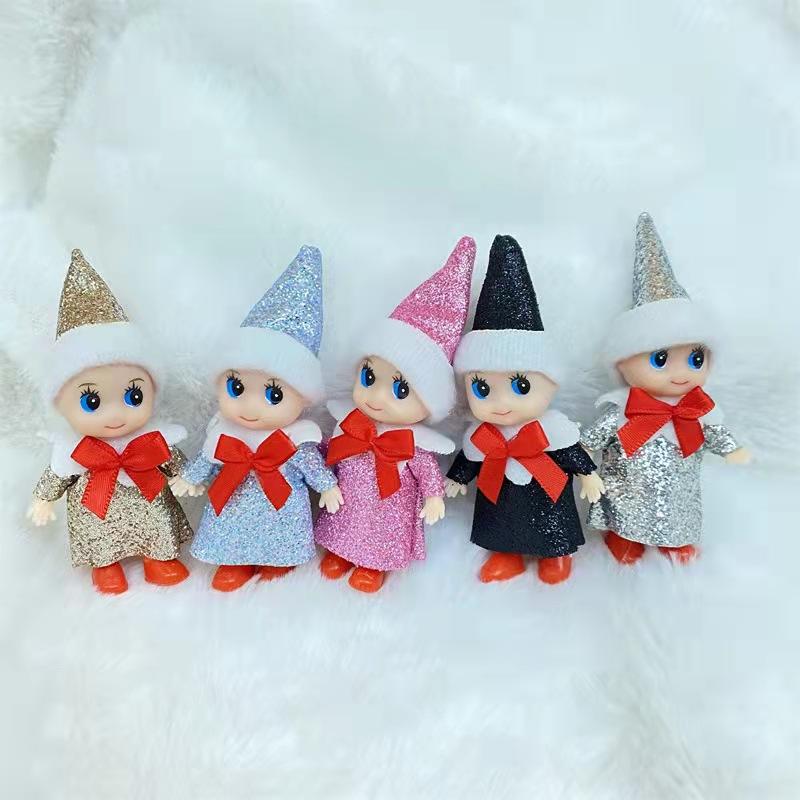 Baby Doll Elf Toy With Movable Arms Legs With Feet Shoes Christmas