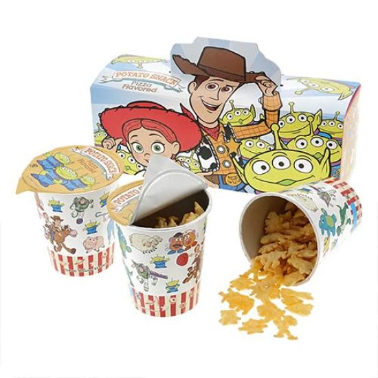 

gaia80 Toy Story potato snacks in a paper box Disney Resort Snacks Disney Goods Souvenirs (3 pieces) [Tokyo exclusive]