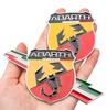 Car Metal Flat Hood Emblem Front Badge Logo Fit For Giulia Giulietta 159 156 MITO Stelvio Fiat 500 Abarth 595 695 Punto TIPO