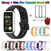 Breathable Silicone Watchband For Huawei Band 10 / 9 /9NFC Soft Correa Bracelet Sport Wristband Strap For Huawei Band 8 /8NFC