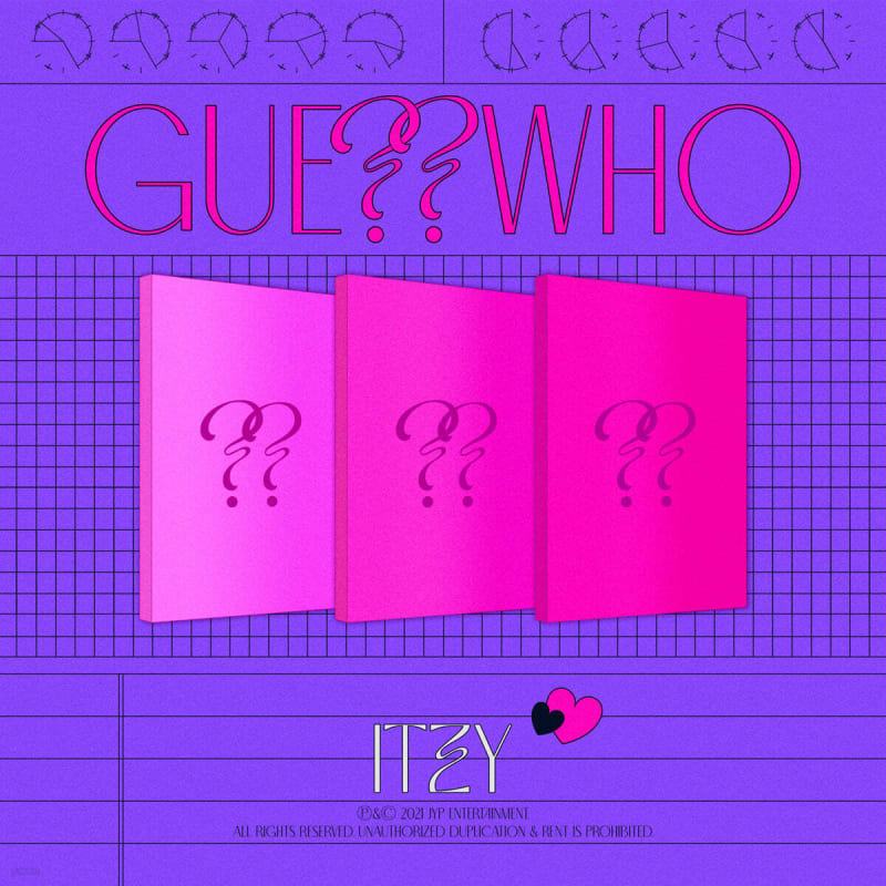 

ITZY - GUESS WHO [1 randomly sent out of DAY/NIGHT/DAY&NIGHT versions]