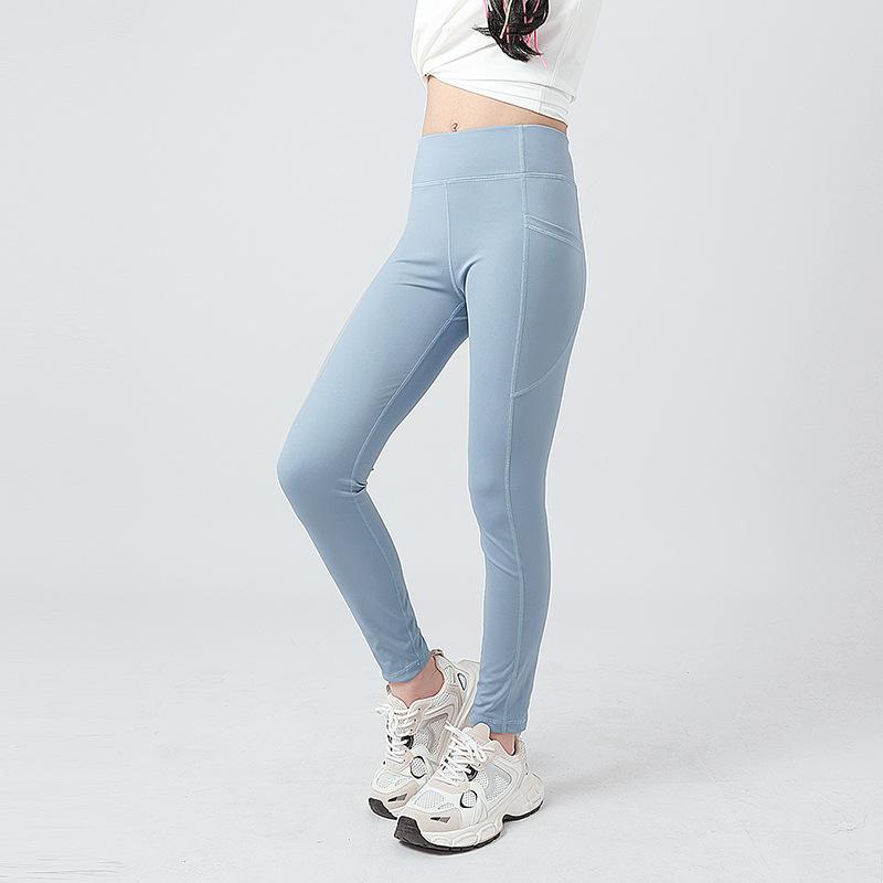 

Новые спортивные штаны для девочек-подростков, летние тонкие детские быстросохнущие колготки, однотонные леггинсы с защитой от комаров, штаны «Акула» для 12, 13, 14 лет 160cm синий