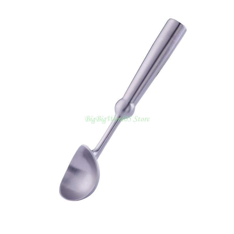 24TE Practical Stainless Steel Ice Cream Scoops Fruit Ball Maker for Creating Suitable Ice Cream Ball and Fruit Servings B for Style