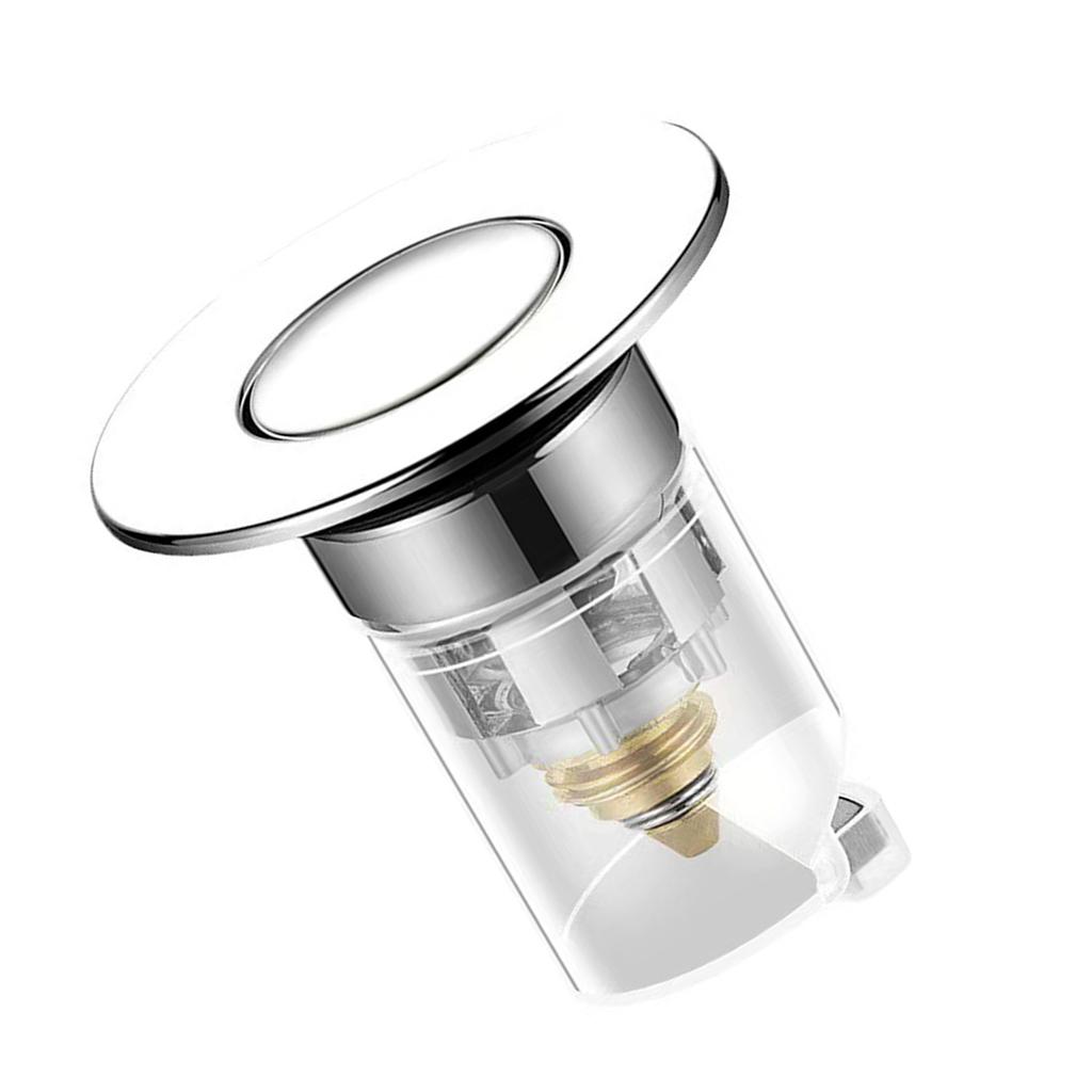 Drain Filter Bounce Cores Bathtub Drain Plug Sink Basins Drain Filter Bathtub Stopper for Bathroom Kitchen Easy Install