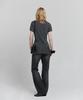 Loutaideu Semi Bootcut Denim Pants [Black]